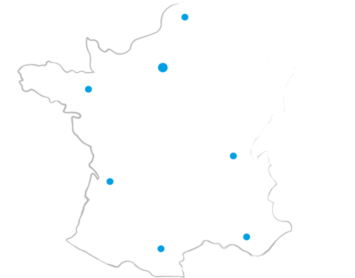 carteRTEAM2 Rteam, réseau de partenaire SFR Business, Teamsphonie, mobileazy en France